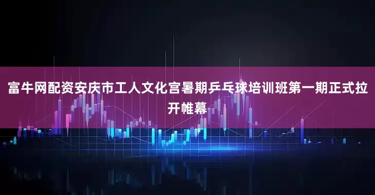 富牛网配资安庆市工人文化宫暑期乒乓球培训班第一期正式拉开帷幕