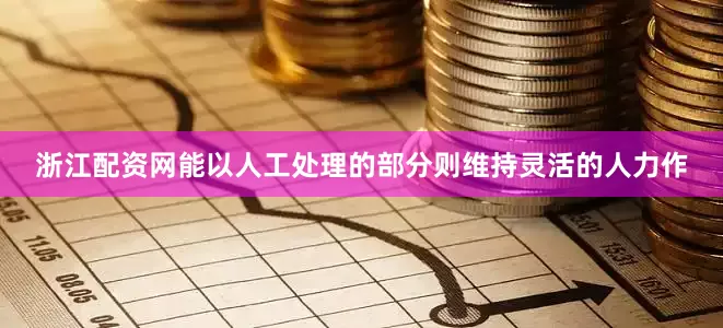 浙江配资网能以人工处理的部分则维持灵活的人力作